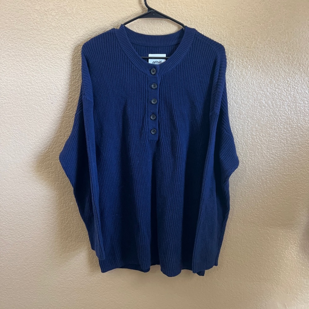 Navy blue Aerie sweater - Picture 1 of 5